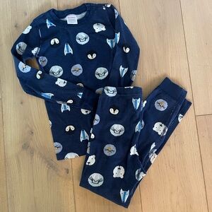 Hanna Andersson Holiday Winter Animals Pajama Set, Size 6-7